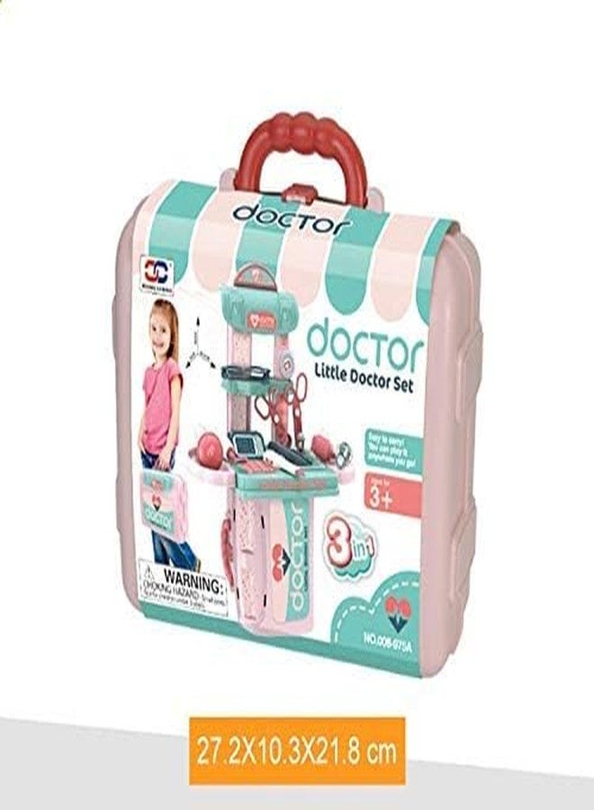Mahi Enterprise 3-in-1 Educational Doctor Playset - Pretend Play Toy Briefcase for Boys and Girls (Multicolor) - Image 5